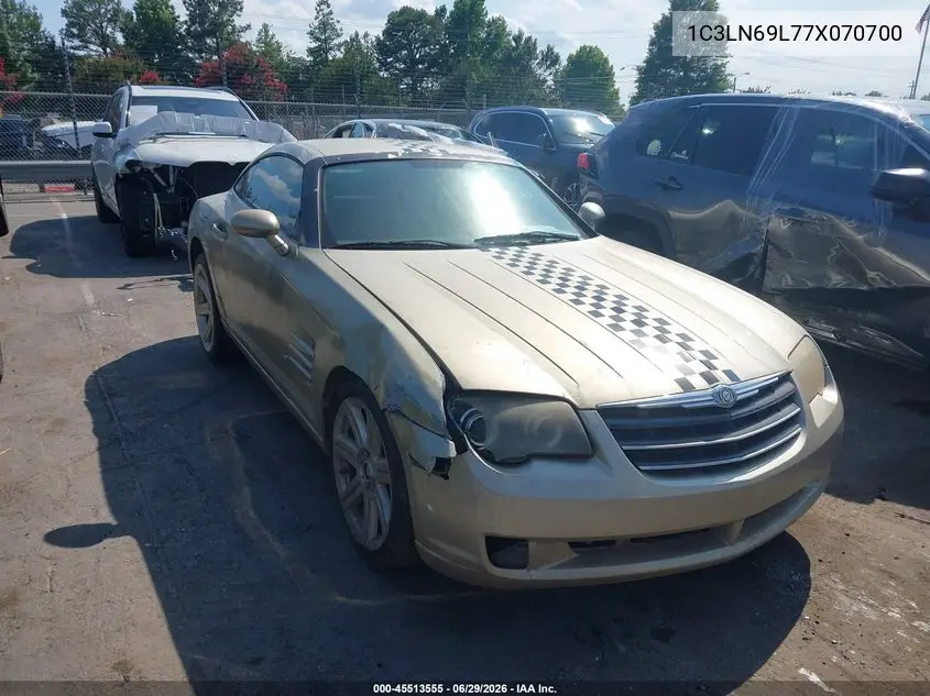 2007 Chrysler Crossfire Limited VIN: 1C3LN69L77X070700 Lot: 45513555
