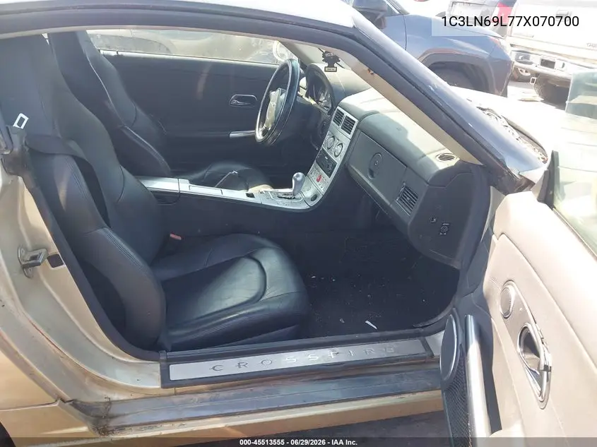 2007 Chrysler Crossfire Limited VIN: 1C3LN69L77X070700 Lot: 45513555