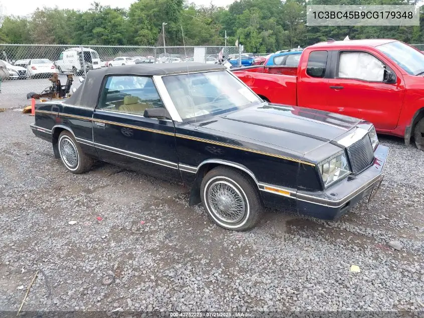 1982 Chrysler Lebaron VIN: 1C3BC45B9CG179348 Lot: 42752225