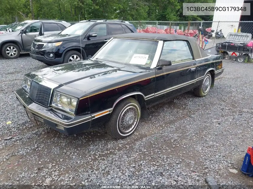 1982 Chrysler Lebaron VIN: 1C3BC45B9CG179348 Lot: 42752225