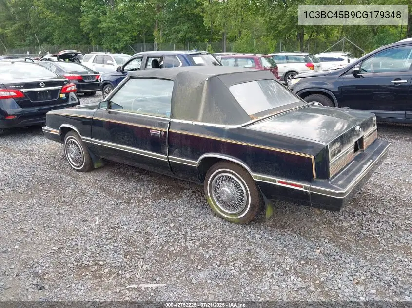 1982 Chrysler Lebaron VIN: 1C3BC45B9CG179348 Lot: 42752225