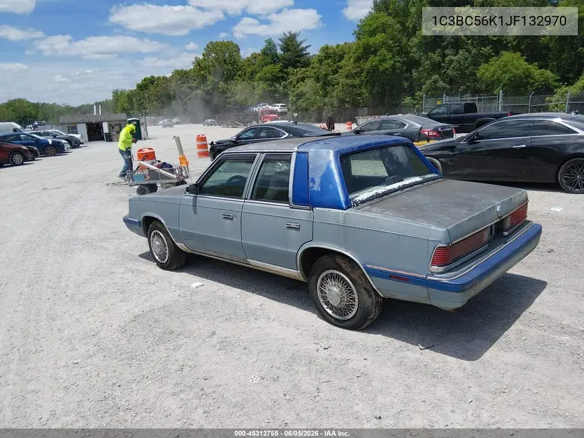 1988 Chrysler Lebaron VIN: 1C3BC56K1JF132970 Lot: 45312755