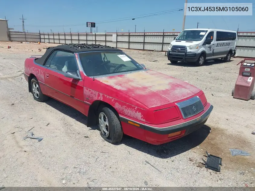 1991 Chrysler Lebaron VIN: 1C3XJ4535MG105060 Lot: 45327547