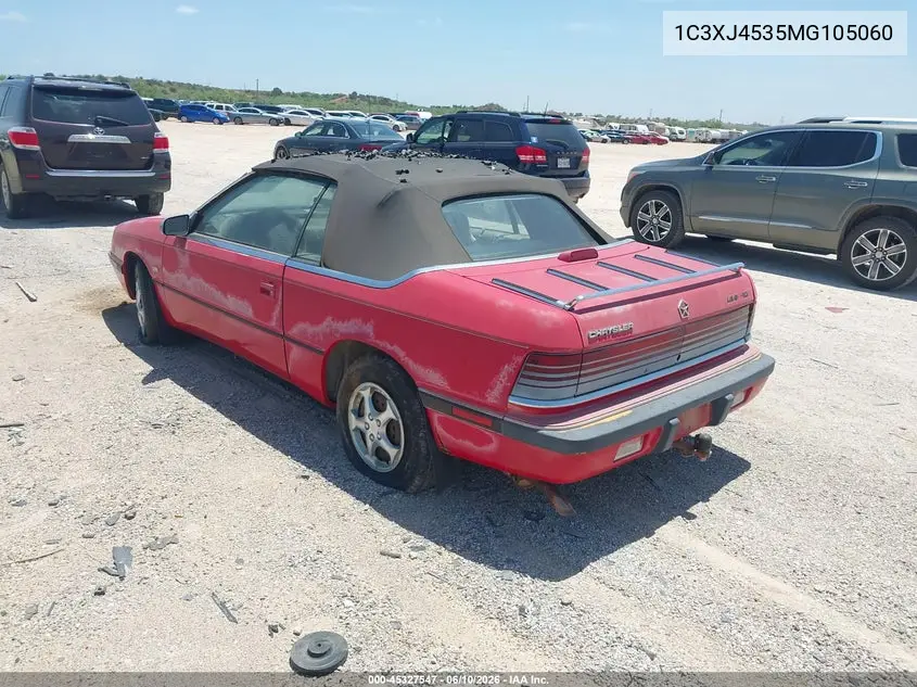 1991 Chrysler Lebaron VIN: 1C3XJ4535MG105060 Lot: 45327547