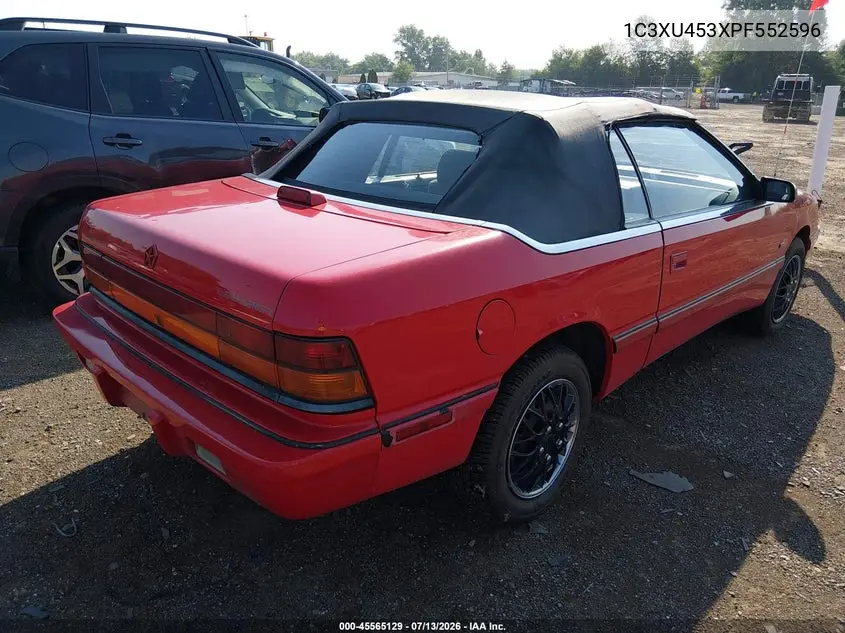 1993 Chrysler Lebaron VIN: 1C3XU453XPF552596 Lot: 45565129