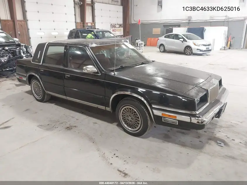 1989 Chrysler New Yorker C-Body VIN: 1C3BC4633KD625016 Lot: 44848172