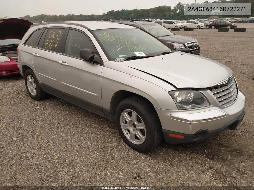 2006 Chrysler Pacifica Touring VIN: 2A4GF68416R722271 Lot: 45634251