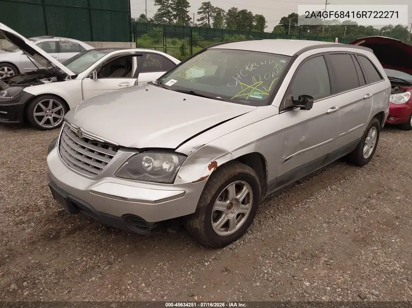 2006 Chrysler Pacifica Touring VIN: 2A4GF68416R722271 Lot: 45634251