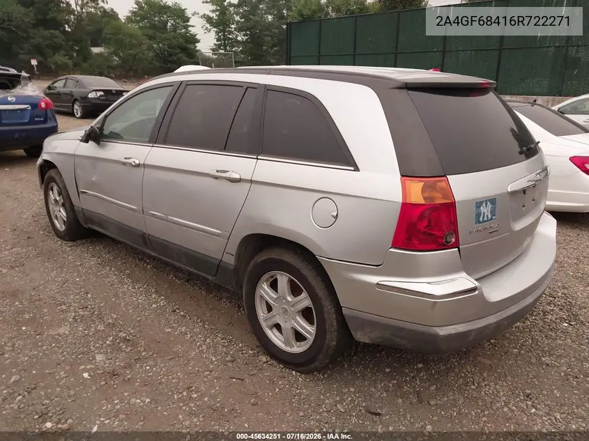 2006 Chrysler Pacifica Touring VIN: 2A4GF68416R722271 Lot: 45634251