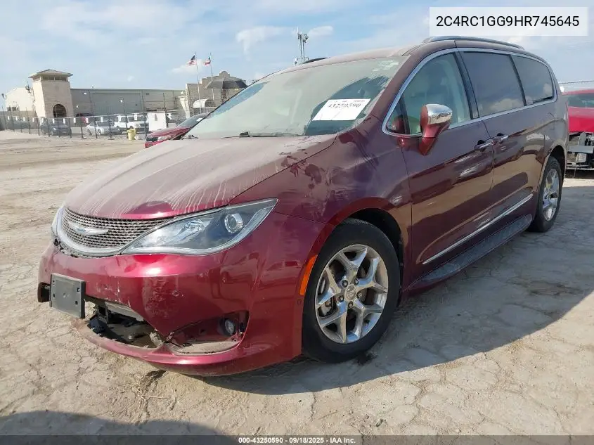 2C4RC1GG9HR745645 2017 Chrysler Pacifica Limited