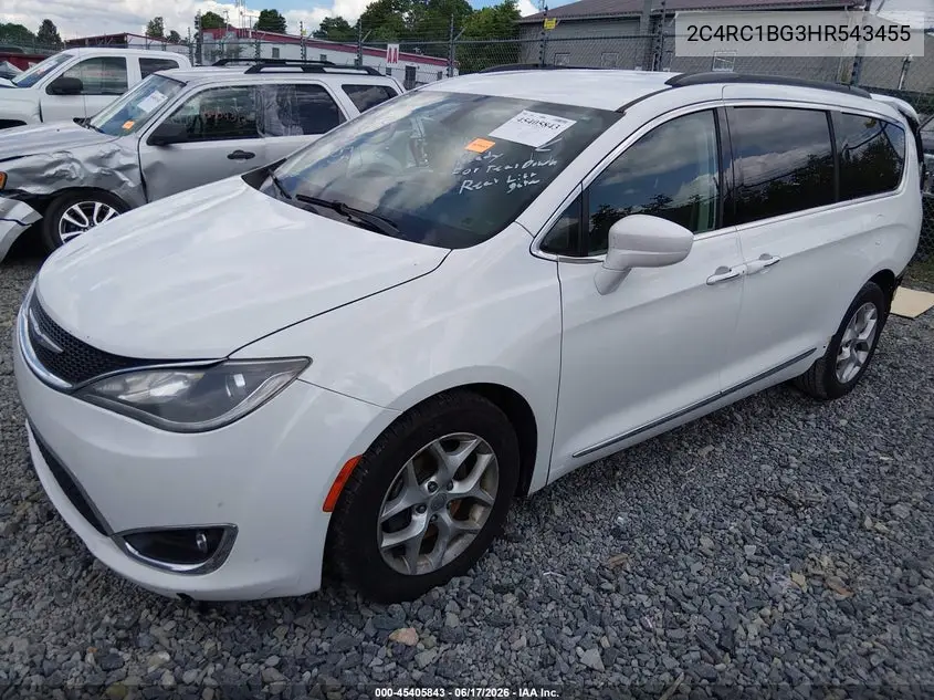 2017 Chrysler Pacifica Touring-L VIN: 2C4RC1BG3HR543455 Lot: 45405843