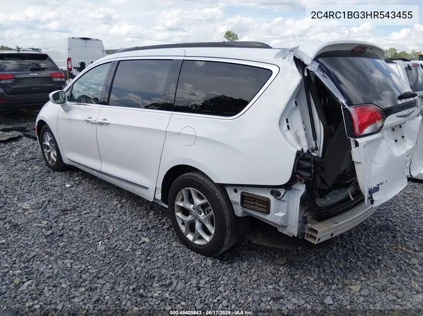 2017 Chrysler Pacifica Touring-L VIN: 2C4RC1BG3HR543455 Lot: 45405843