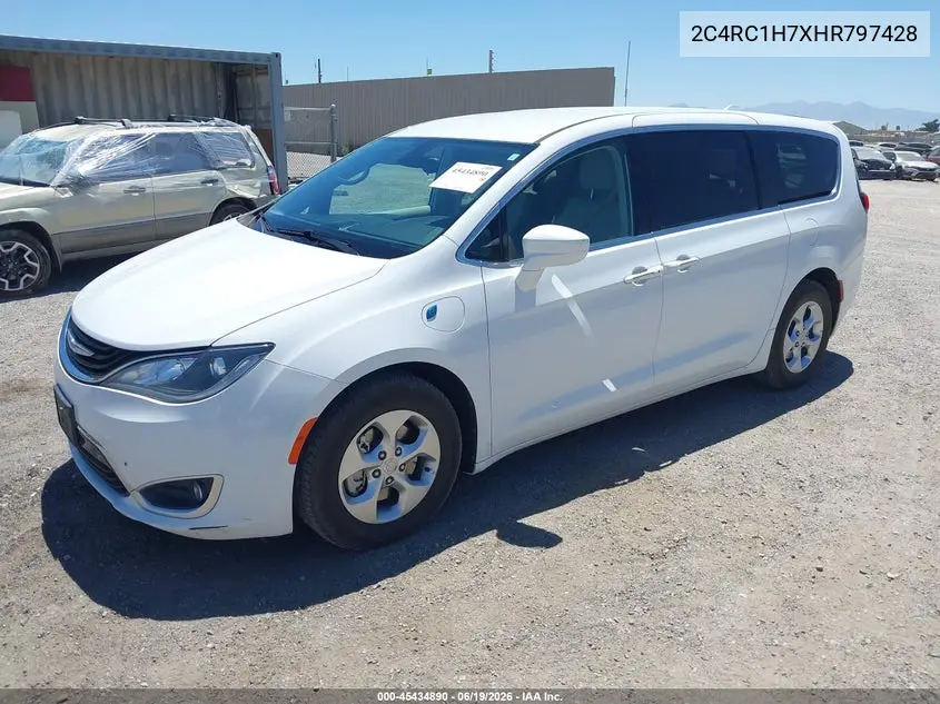 2017 Chrysler Pacifica Hybrid Touring Plus VIN: 2C4RC1H7XHR797428 Lot: 45434890