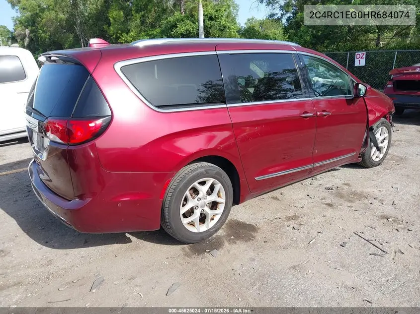 2017 Chrysler Pacifica Touring-L Plus VIN: 2C4RC1EG0HR684074 Lot: 45625024