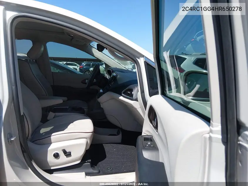 2017 Chrysler Pacifica Limited VIN: 2C4RC1GG4HR650278 Lot: 45626882