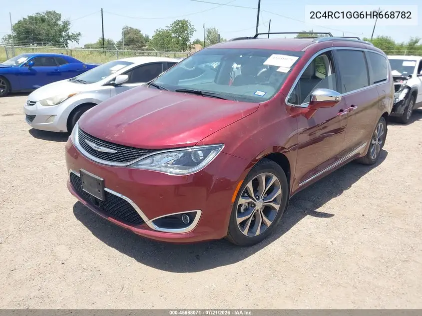 2017 Chrysler Pacifica Limited VIN: 2C4RC1GG6HR668782 Lot: 45688071