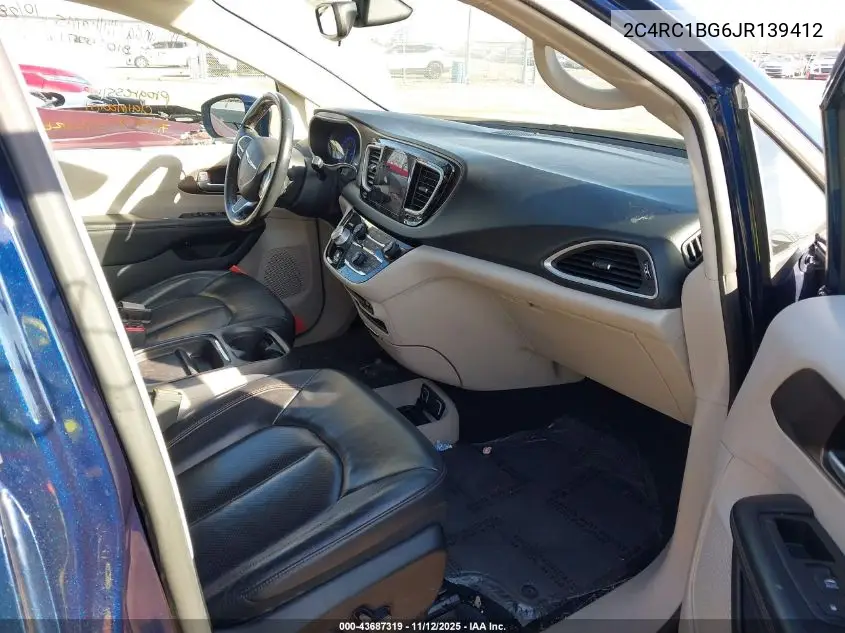 2C4RC1BG6JR139412 2018 Chrysler Pacifica Touring L