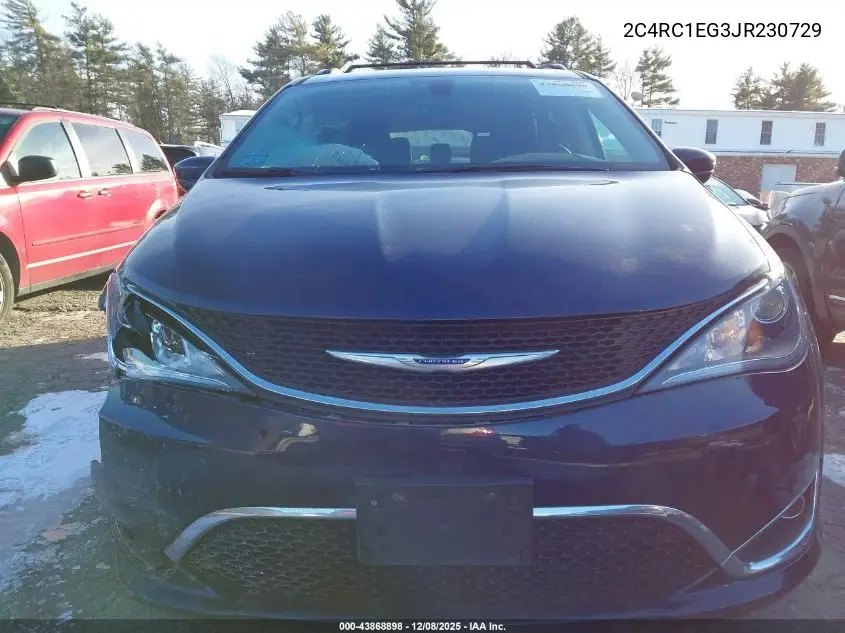 2C4RC1EG3JR230729 2018 Chrysler Pacifica Touring L Plus