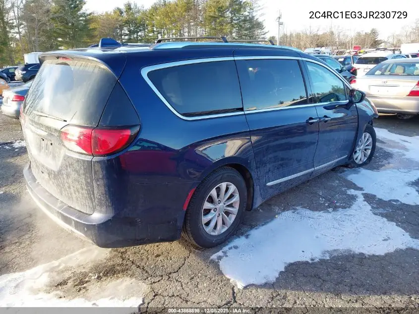 2C4RC1EG3JR230729 2018 Chrysler Pacifica Touring L Plus