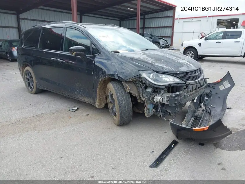 2018 Chrysler Pacifica Touring L VIN: 2C4RC1BG1JR274314 Lot: 45412248