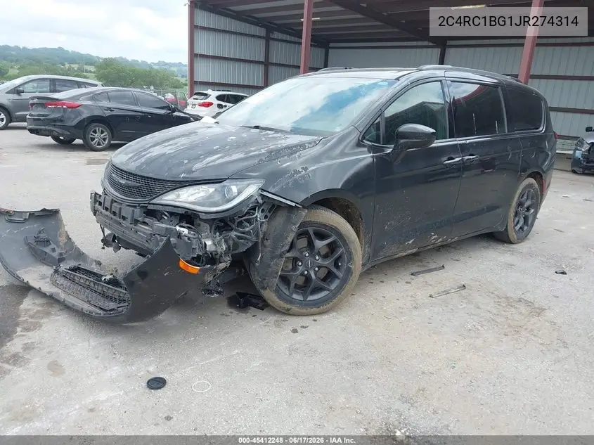 2018 Chrysler Pacifica Touring L VIN: 2C4RC1BG1JR274314 Lot: 45412248