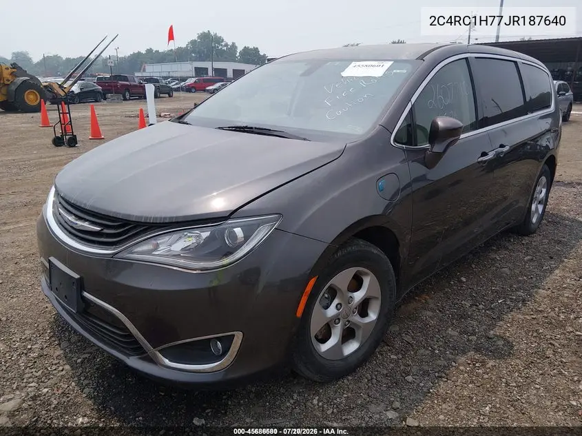 2018 Chrysler Pacifica Hybrid Touring Plus VIN: 2C4RC1H77JR187640 Lot: 45686580
