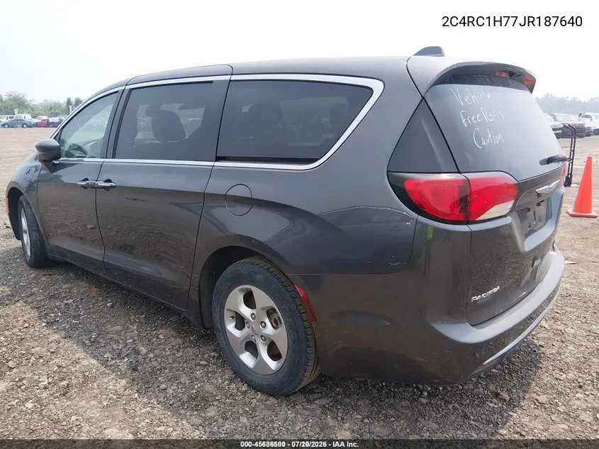 2018 Chrysler Pacifica Hybrid Touring Plus VIN: 2C4RC1H77JR187640 Lot: 45686580