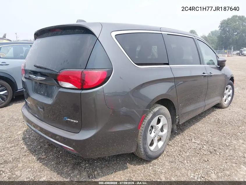 2018 Chrysler Pacifica Hybrid Touring Plus VIN: 2C4RC1H77JR187640 Lot: 45686580
