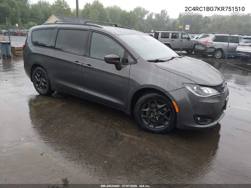 2019 Chrysler Pacifica Touring L VIN: 2C4RC1BG7KR751510 Lot: 45520483