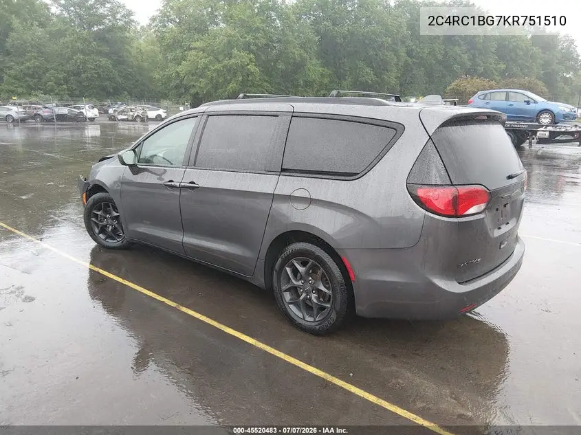 2019 Chrysler Pacifica Touring L VIN: 2C4RC1BG7KR751510 Lot: 45520483