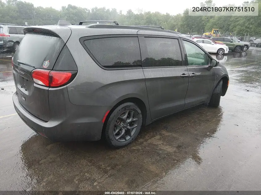 2019 Chrysler Pacifica Touring L VIN: 2C4RC1BG7KR751510 Lot: 45520483