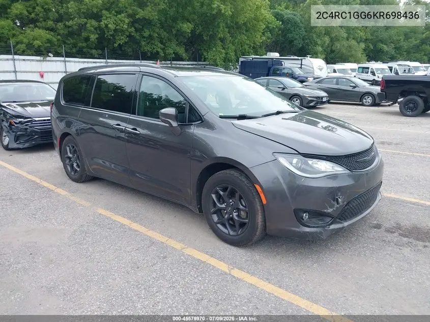 2019 Chrysler Pacifica Limited VIN: 2C4RC1GG6KR698436 Lot: 45579970