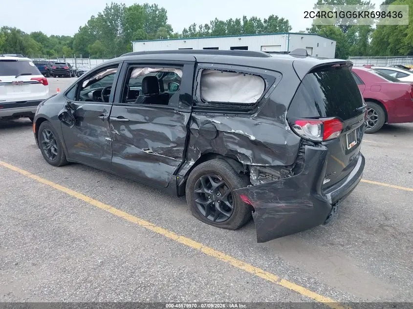 2019 Chrysler Pacifica Limited VIN: 2C4RC1GG6KR698436 Lot: 45579970