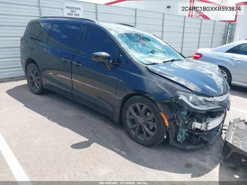 2019 Chrysler Pacifica Touring L VIN: 2C4RC1BGXKR593874 Lot: 45591867