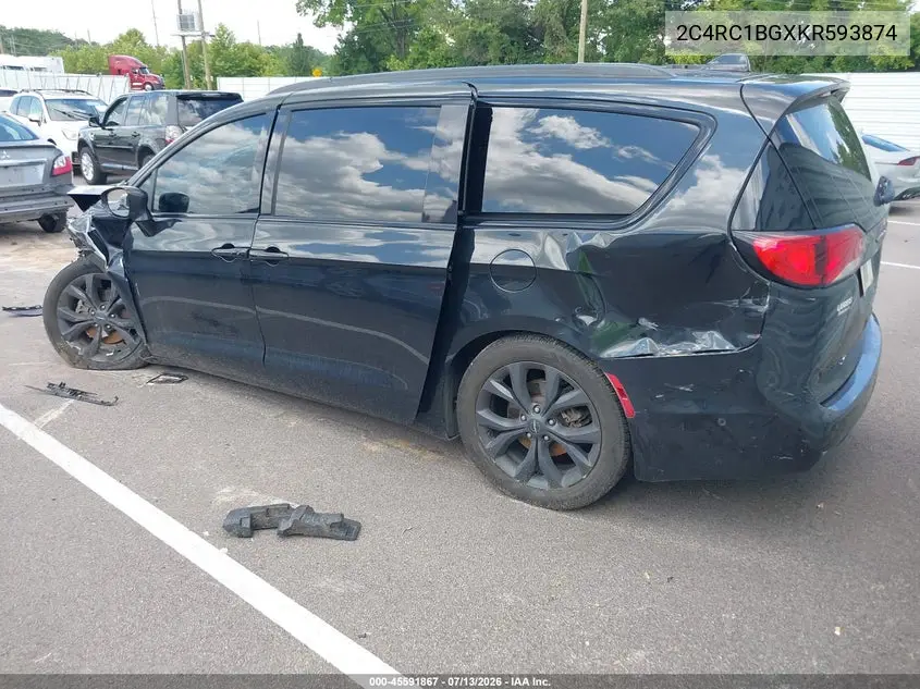 2019 Chrysler Pacifica Touring L VIN: 2C4RC1BGXKR593874 Lot: 45591867