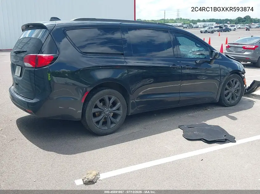 2019 Chrysler Pacifica Touring L VIN: 2C4RC1BGXKR593874 Lot: 45591867