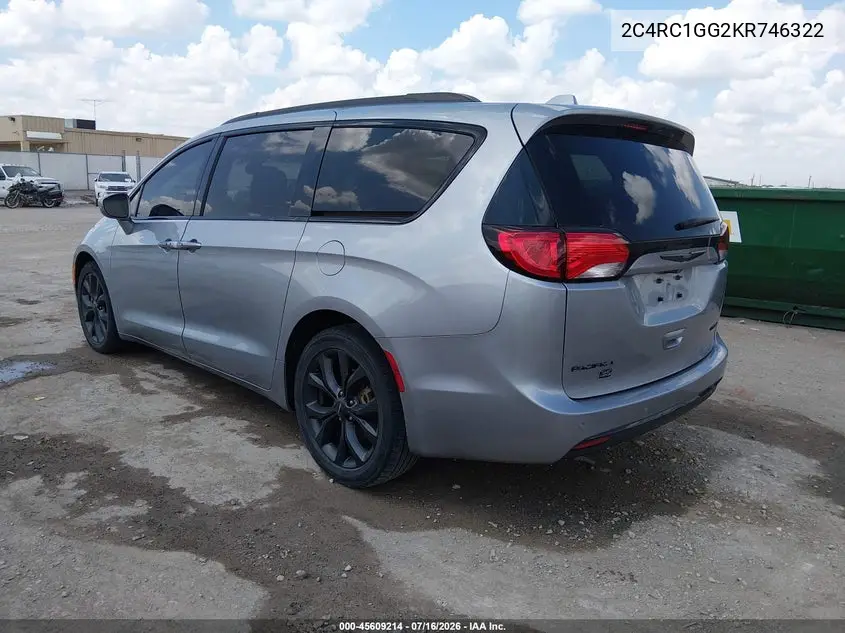 2019 Chrysler Pacifica 35Th Anniversary Limited VIN: 2C4RC1GG2KR746322 Lot: 45609214