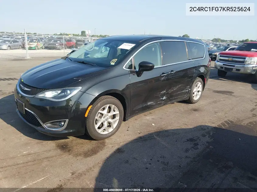 2019 Chrysler Pacifica Touring Plus VIN: 2C4RC1FG7KR525624 Lot: 45659008