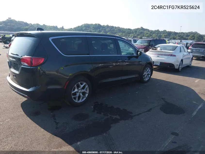 2019 Chrysler Pacifica Touring Plus VIN: 2C4RC1FG7KR525624 Lot: 45659008
