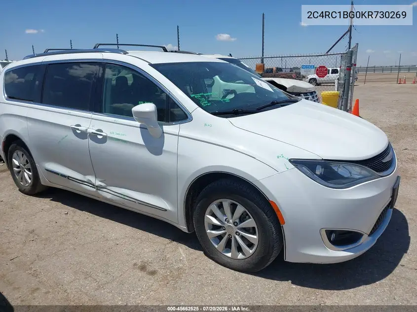 2019 Chrysler Pacifica Touring L VIN: 2C4RC1BG0KR730269 Lot: 45662525