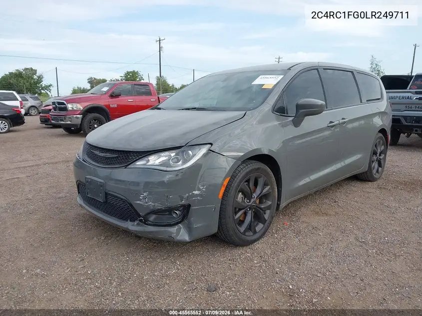 2020 Chrysler Pacifica Touring VIN: 2C4RC1FG0LR249711 Lot: 45565552