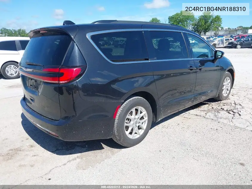 2022 Chrysler Pacifica Touring L VIN: 2C4RC1BG4NR188310 Lot: 45202212