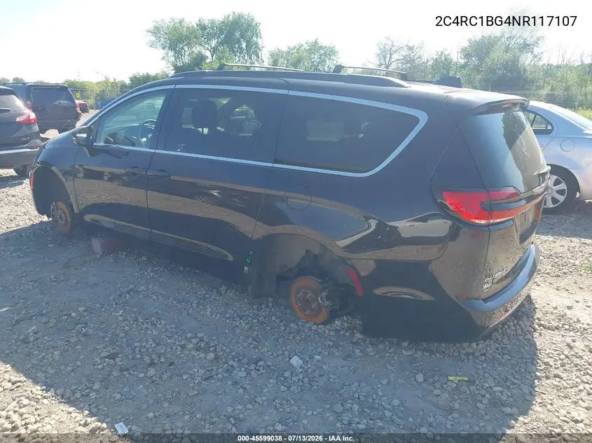 2022 Chrysler Pacifica Touring L VIN: 2C4RC1BG4NR117107 Lot: 45599038
