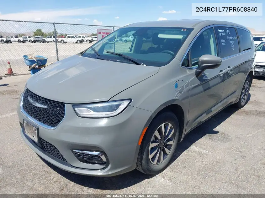 2023 Chrysler Pacifica Hybrid Touring L VIN: 2C4RC1L77PR608840 Lot: 45523714