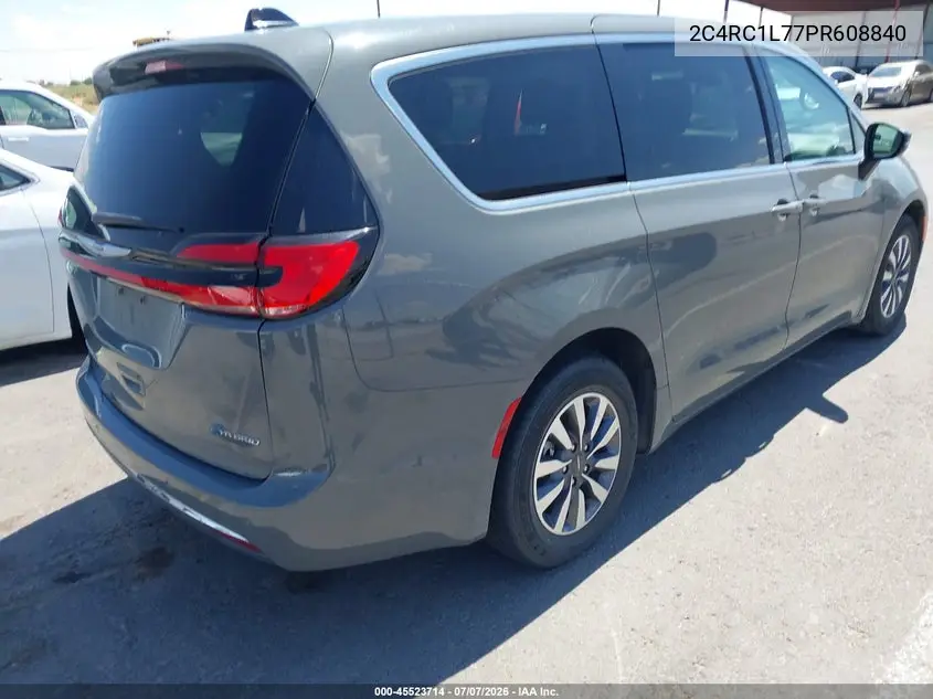 2023 Chrysler Pacifica Hybrid Touring L VIN: 2C4RC1L77PR608840 Lot: 45523714