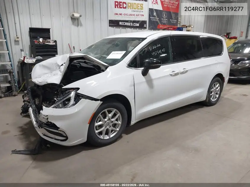 2024 Chrysler Pacifica Touring VIN: 2C4RC1FG6RR119277 Lot: 45158105