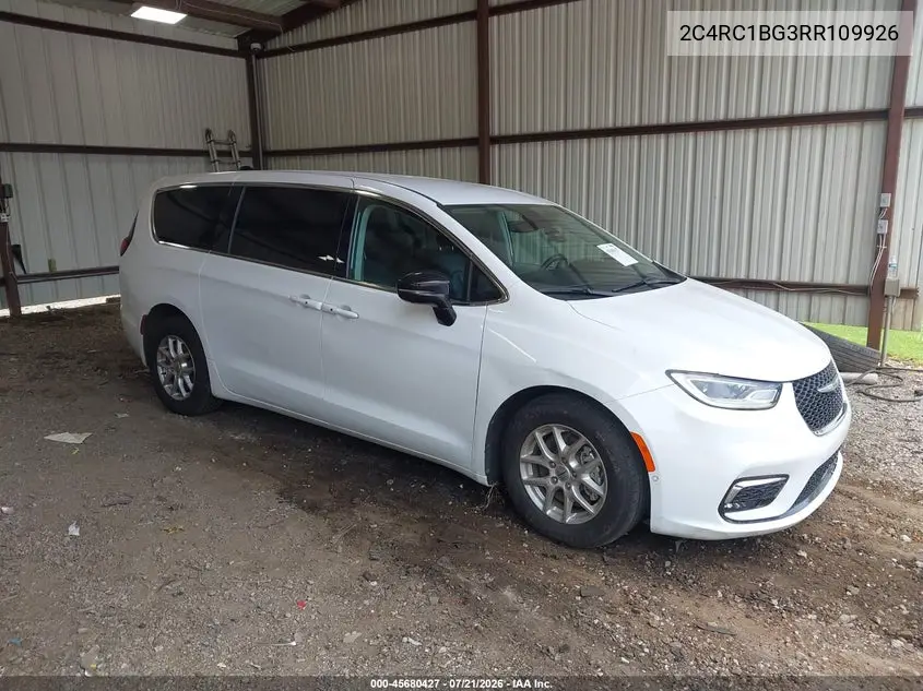 2024 Chrysler Pacifica Touring L VIN: 2C4RC1BG3RR109926 Lot: 45680427