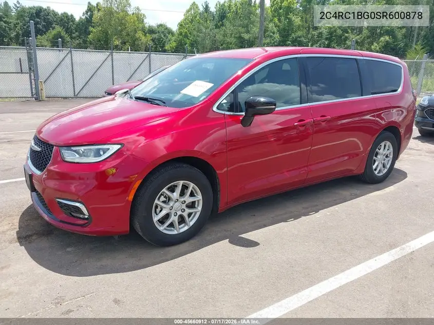 2025 Chrysler Pacifica Select VIN: 2C4RC1BG0SR600878 Lot: 45660912