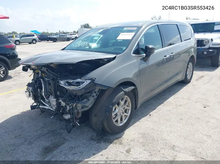 2025 Chrysler Pacifica Select VIN: 2C4RC1BG3SR553426 Lot: 45663660