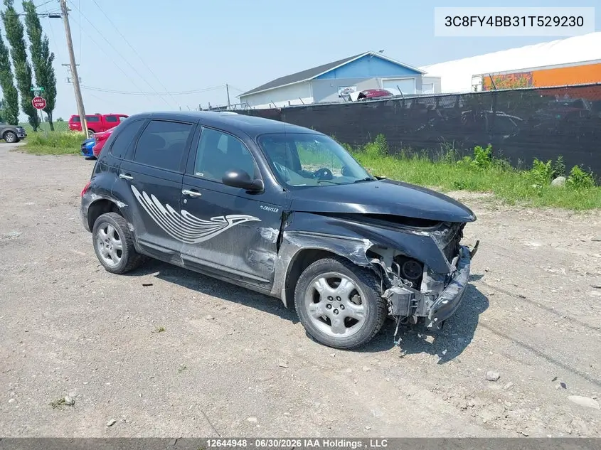 2001 Chrysler Pt Cruiser VIN: 3C8FY4BB31T529230 Lot: 12644948
